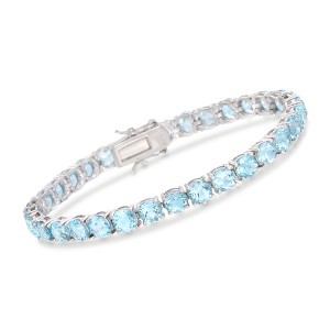 Ross-Simons 19.20 ct. t.w. Sky Blue Topaz Tennis Bracelet in Sterling Silver - 1 of 4