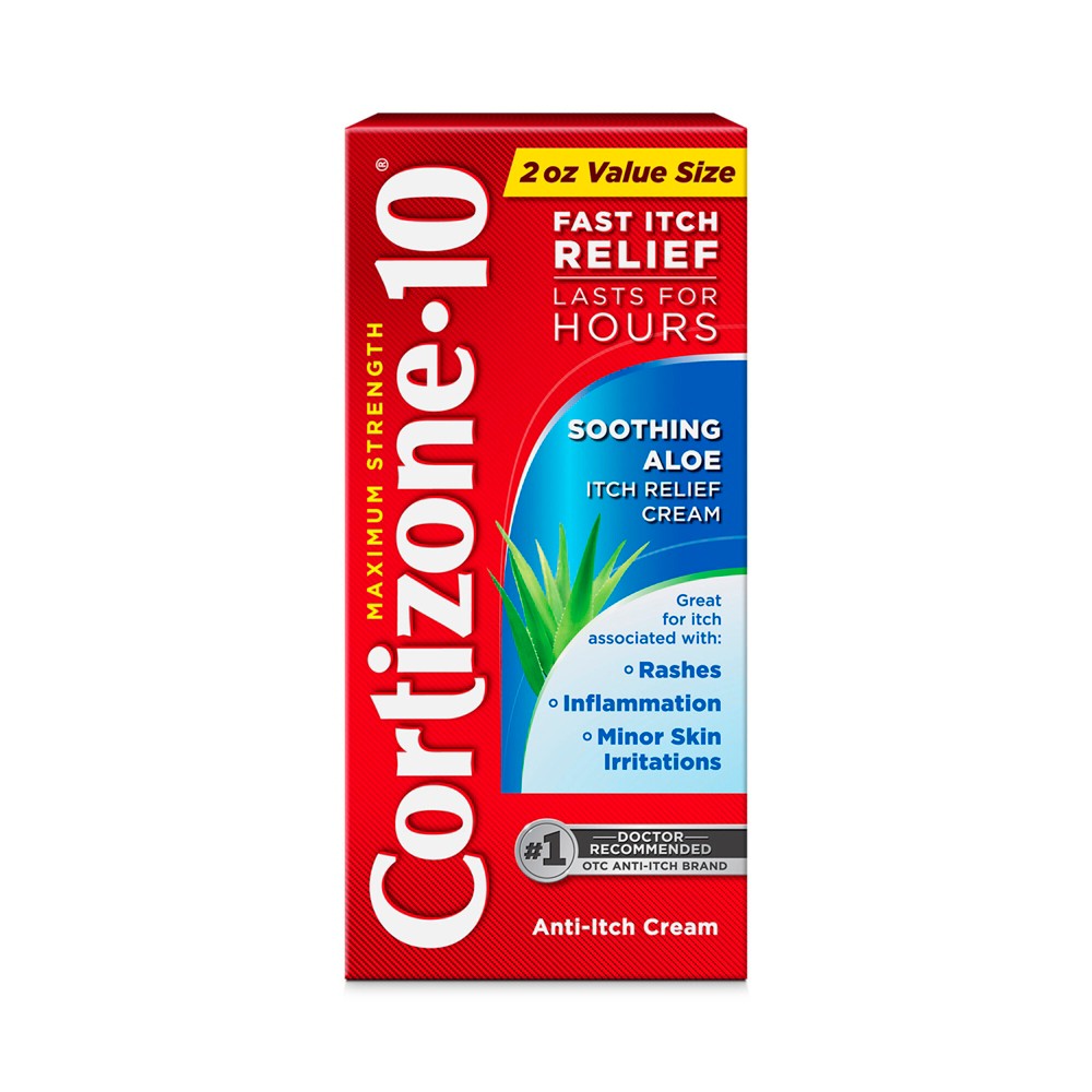 UPC 041167003961 product image for Cortizone-10 Maximum Strength Hydrocortisone Aloe Anti-Itch Cream - 2oz | upcitemdb.com