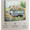 Art Remedy Vintage Trucks and Flowers Chic Farmhouse Wall Art Unframed - 3 of 4