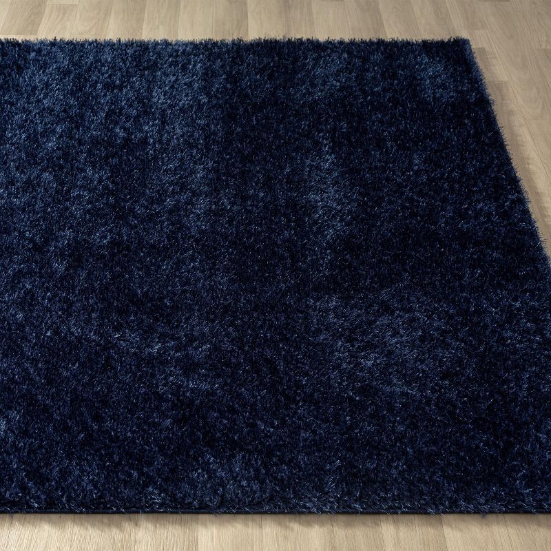 Luxe Weavers Plush Collection  Modern Shag Solid Area Rug, 6 of 18