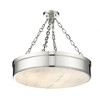Anders 3-Light LED Semi-Flush Mount Ceiling Light - Polished Nickel, Damp Rated, 7600 Lumens - 4 of 4