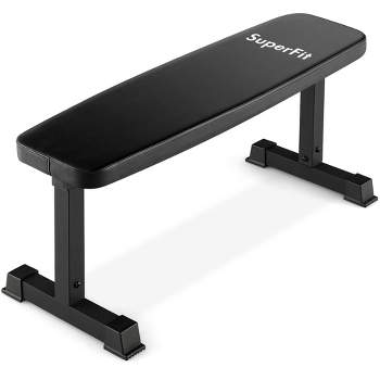Superfit Adjustable Weight Bench For Full Body Strength Training Incline  Decline Home Gym : Target