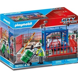 Playmobil City Action Freight Storage 70773 Playset 65pc - 1 of 1