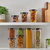 DWËLLZA KITCHEN 7 PC Clear Air Tight Food Storage BPA-free Containers with Lids, Labels, & Marker for Pantry Storage Organization - image 3 of 4