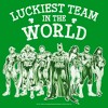 Boy's Justice League St. Patrick's Day Luckiest Team in the World T-Shirt - 2 of 4