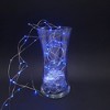 LumaBase Battery-Operated LED Fairy String Lights, Blue - Set of 2 - 3 of 4