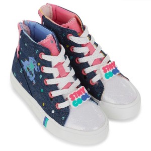Disney Girls Lilo & Stitch Sneakers - Lilo and Stitch High Top Athletic Shoes - Lilo and Stitch High Top Lace Up Sneakers - 1 of 4