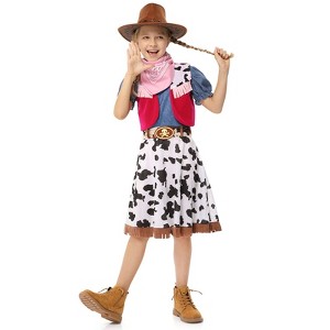 Halloween Cowgirl Costume for Girls - 1 of 4