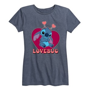 Women's - Lilo and Stitch - Lovebug Stitch Short Sleeve Graphic T-Shirt - 1 of 4