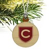Colgate University Secondary Logo Mini Small Tiny Wood Christmas Tree Holiday Ornament - 3 of 4