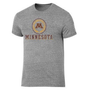 NCAA Minnesota Golden Gophers Men's Gray Tri-Blend T-Shirt - 1 of 3