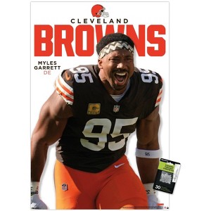 Trends International NFL Cleveland Browns - Myles Garrett Feature Series 25 Unframed Wall Poster Prints - 1 of 4