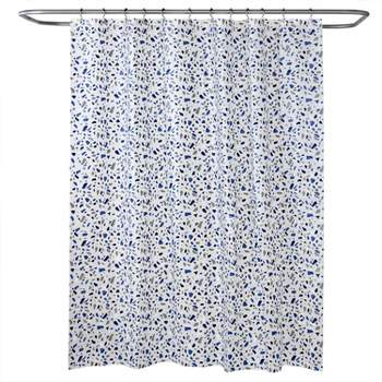 Terrazzo PEVA Shower Curtain Blue - SKL Home
