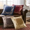 Gracie Mills Mallor Geometric Embroidered Velvet European Pillow Sham - 4 of 4
