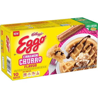 Eggo Frozen Cinnamon Churro Waffles - 12.3oz/10ct : Target