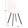 Ellery Dining Chair (Set of 2) - DCH2002 - Beige/Black - Safavieh - 4 of 4