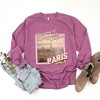 Simply Sage Market Women's Dreaming Of Paris Long Sleeve Garment Dyed Tee - 3 of 4