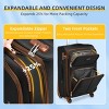 5 Piece Softside Luggage Set with TSA Lock and Spinner Wheels, Lightweight Expandable Suitcases for Family Travel – Cuddlewood - 3 of 4