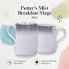 Portmeirion Potter's Mist Breakfast Mug, Set of 4 - Grey - 2 of 4
