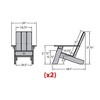 Italica Modern Adirondack Chairs - highwood - 3 of 4