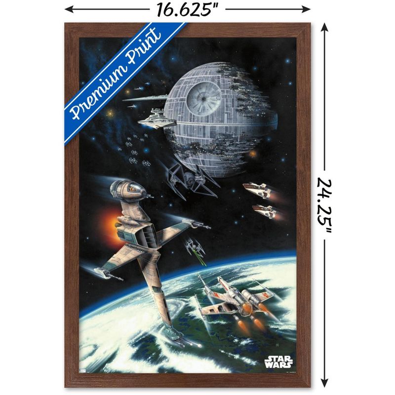 Trends International Star Wars: Return of the Jedi - Space Battle Framed Wall Poster Prints, 3 of 7