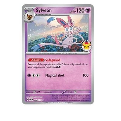 Pokemon TCG: 2025 Pokemon Day Stamped Promo Card - Sylveon (040/131)