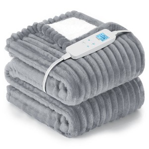 WOPET Electric Heated Blanket - 62"x84" Flannel Heating Blanket with 4-Hour Auto-Off and 6 Heat Levels, ETL/FCC Certified - 1 of 1