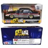 1993-1997 Ford Crown Victoria Lowrider Black Met. and Silver w/Red Stripes "Get Low" Series 1/24 Diecast Model Car by Motormax - 3 of 3
