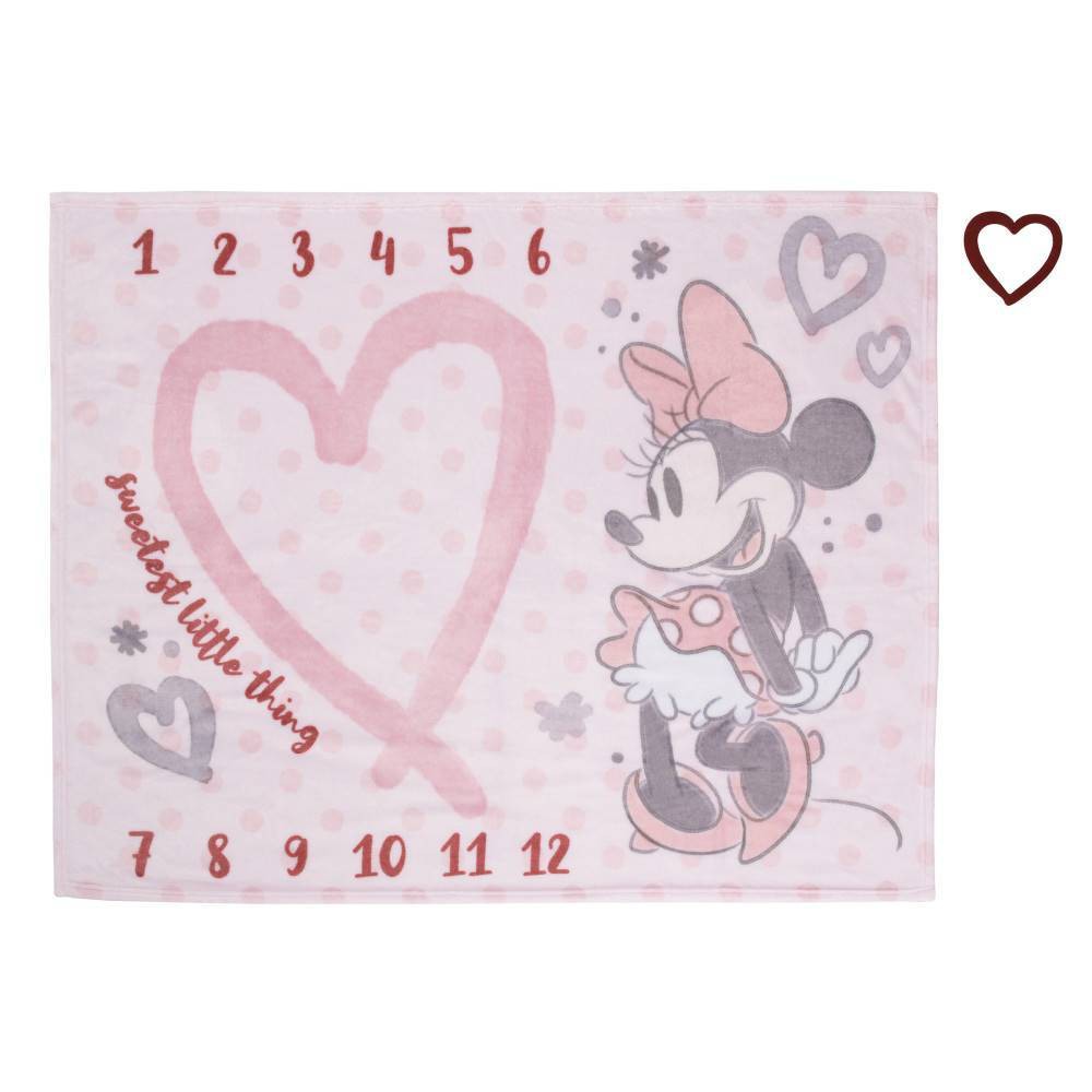 Photos - Duvet Disney Minnie Mouse Milestone Blanket 