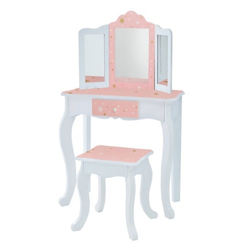Fashion Le Star Gisele Play Vanity, Pink Wooden Play Vanity Set