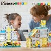 PICASSO-TILES Magnetic Tiles for Kids, 45PCS Construction Theme, Magnet STEM Building Blocks Educational Toy - 3 of 4