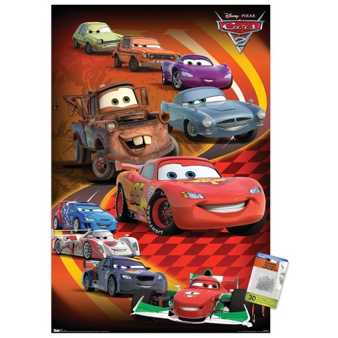 Trends International Disney Pixar Cars 2 Group Unframed Wall