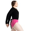 Capezio Women's Ribbed Sweater Knit Wrap Sweater - 4 of 4