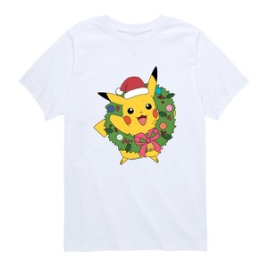 Boys' - Pokémon - Holiday Designs Short Sleeve Graphic T-Shirt - 1 of 4