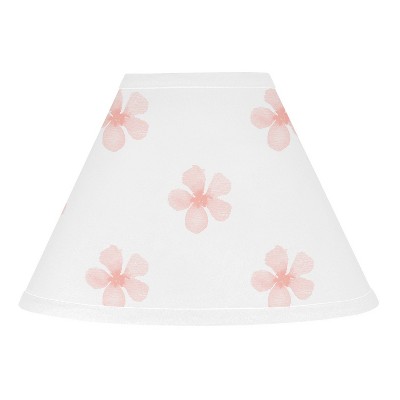 Watercolor Floral Lamp Shade Burgundy Wine/Pink - Sweet Jojo Designs