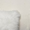 Natural New Zealand Sheepskin Pillow | 2-Pack | 12"x20" - 2 of 4
