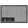 A1HC Indoor Outdoor Doormat Non-Slip Rubber Mat for Entrance, Patio, Garage and Office - Criss Cross - 4 of 4