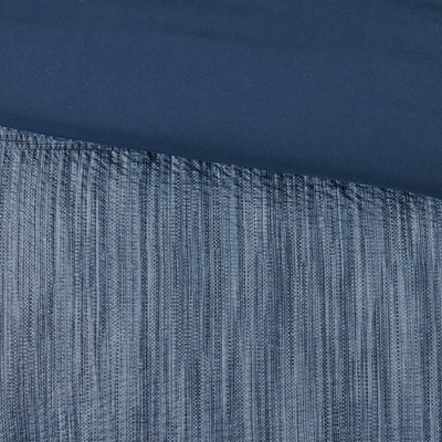 Navy Queen Reversible Microfiber Comforter Set