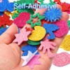 Unique Bargains Starlight Self-Adhesive Glitters Home Decor Card DIY Foam Stickers - 4 of 4