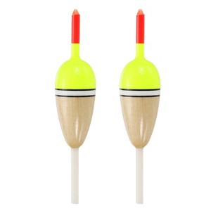 Unique Bargains Plastics Oval Bobber Gear Fishing Floats Rigs 2 Pcs - 1 of 4