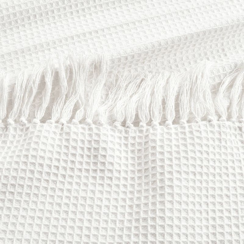Full Queen Waffle Cotton Knit Throw Blanket - Lush Décor, 4 of 9