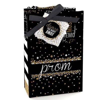 Big Dot of Happiness Prom - Prom Night Party Favor Boxes - Set of 12