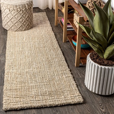 Nuloom Aster Chunky Knit Wool Area Rug, 8' X 10', Ivory : Target