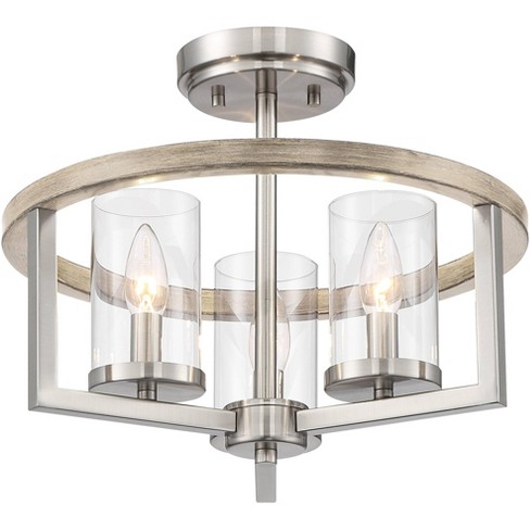 Polished Nickel Versatile Visionary Semi-Flush Ceiling Light