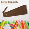 Unique Bargains Pencil Case Frosted Irregular Shape Style with Large Capacity for Office Supplies 1 Pc - 3 of 4