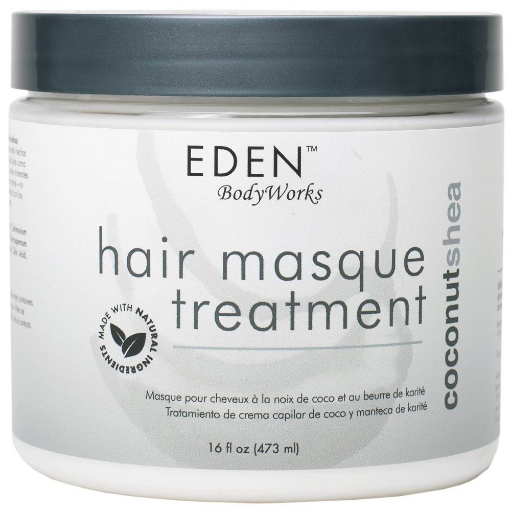Photos - Hair Product Eden Body Works Coconut Shea Hair Masque - 16 fl oz