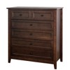 Solid Wood Spray-Painted Drawer Dresser,Storage of Fabrics,General Merchandise, Mid-Century Modern Storage Cabinet,for Bedroom, Corridor, Living Room - 4 of 4