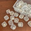 40Pcs Mini Jewelry Storage Containers, Clear Plastic Cases for Pearl Bracelets and Small Accessories (40) - 2 of 4