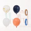 Unique Bargains Latex Party Balloons with Ribbon 10 inch 20 Pcs - 2 of 4