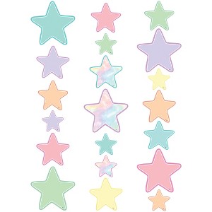 Teacher Created Resources® Pastel Pop Star Accents - Assorted Sizes, 60 Per Pack, 3 Packs - 1 of 3